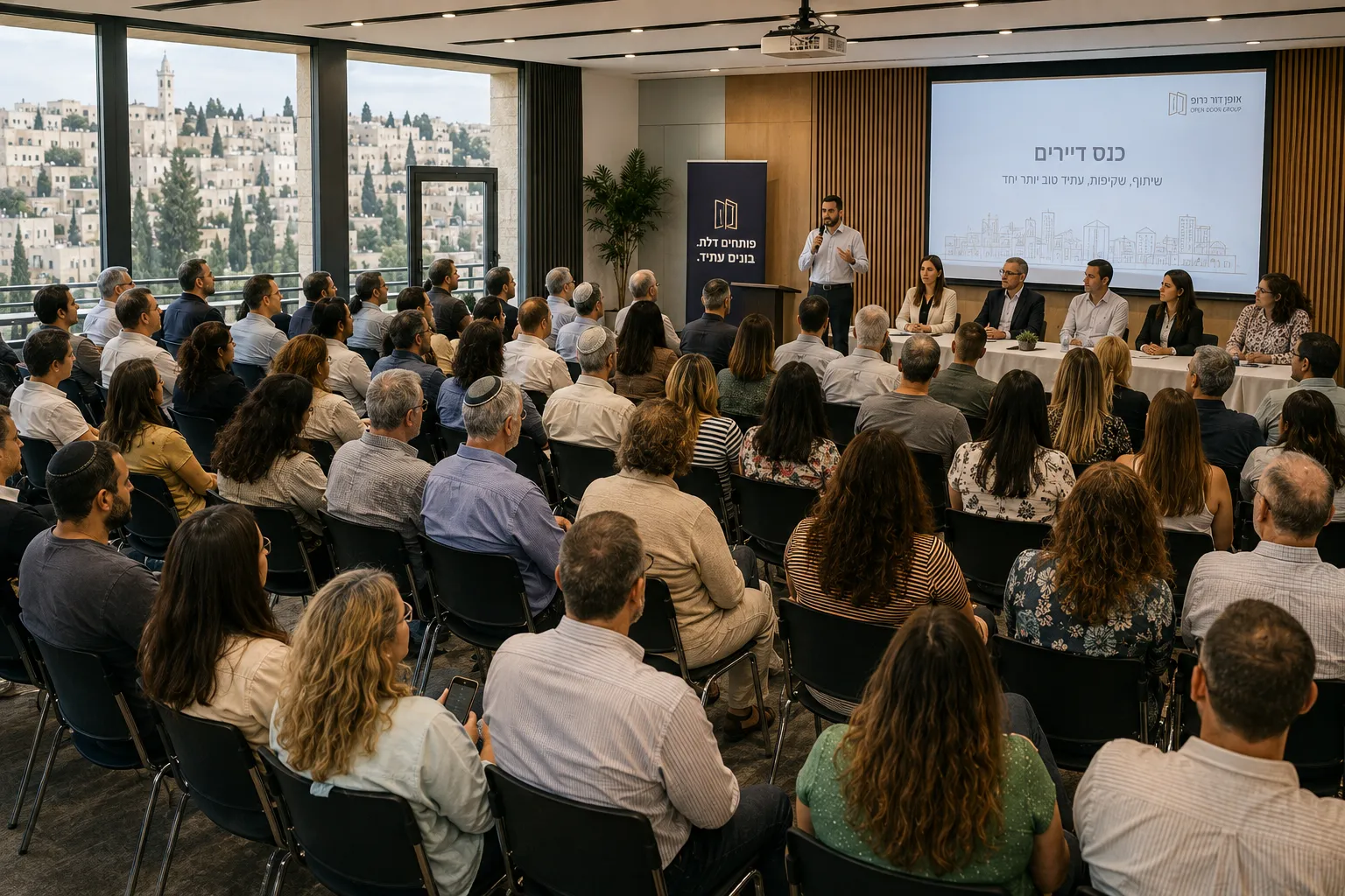 כנס בעלי דירות בירושלים במסגרת תהליך התחדשות עירונית